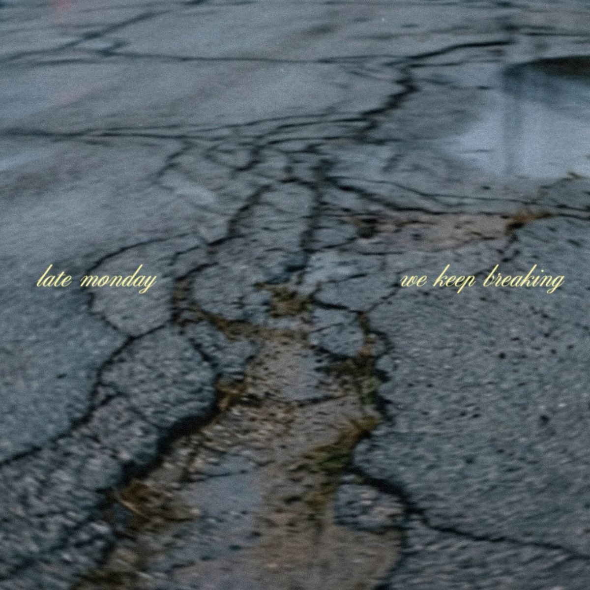 Cover art for WE KEEP BREAKING