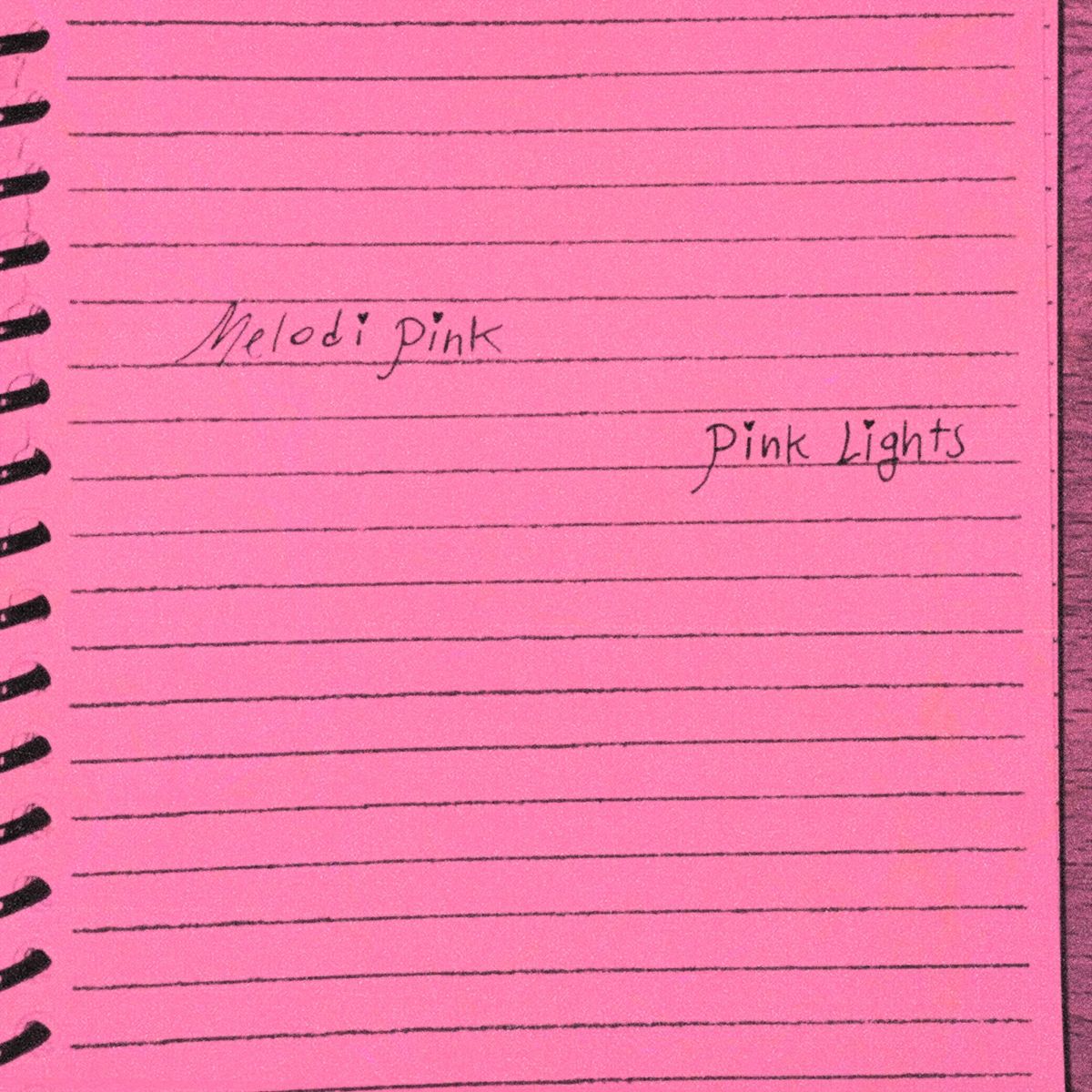 Cover art for Pink Lights