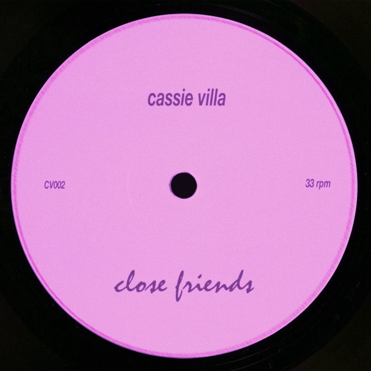 Cover art for close friends