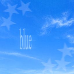 blue